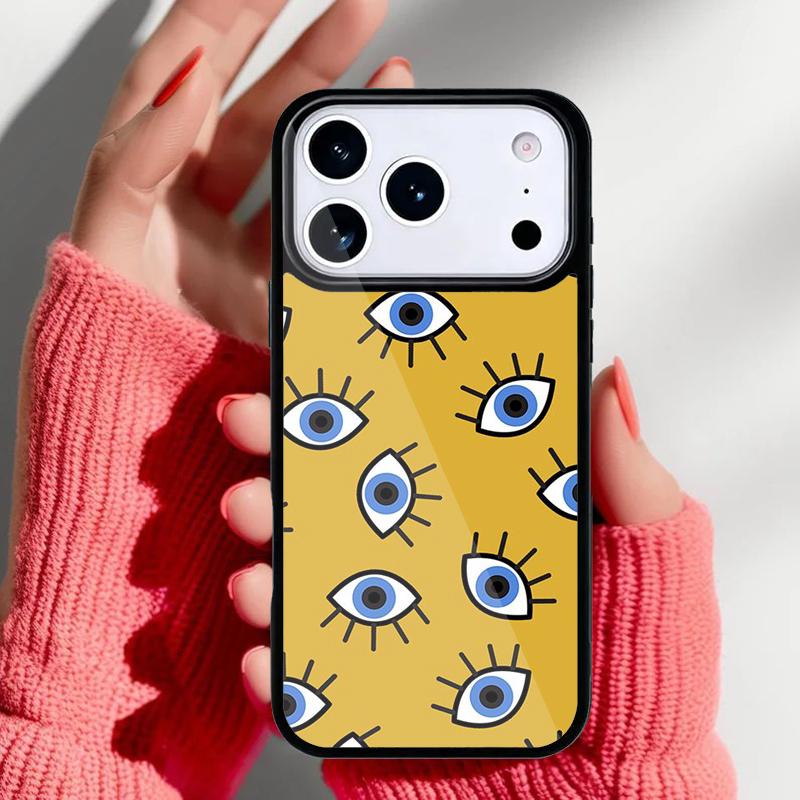 EVIL EYE Collage Phone Case for iPhone 17 16 15 14 13 Pro Max Back Cover for 12 11 Pro Coque