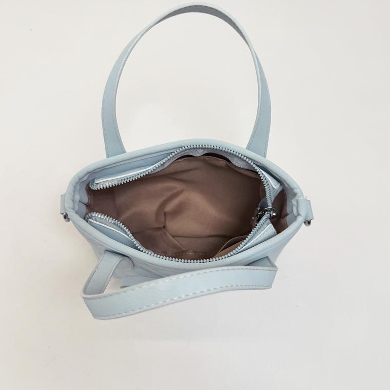 Fashion Women's Cute Bow Handbag Kawaii Sweet Mini Tote Bag PU Leather Top Handle Crossbody Cellphone Purse for Daily