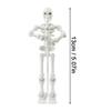 Fully Movable Joints Articulated Skeleton Figurine Eco-Friendly PLA Material Lightweight Sturdy 3D Printed Skeleton Model