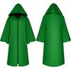 Medieval Wizard Hooded Cloak: Five Colors, Long Sleeve Cape, Halloween Grim Reaper Costume