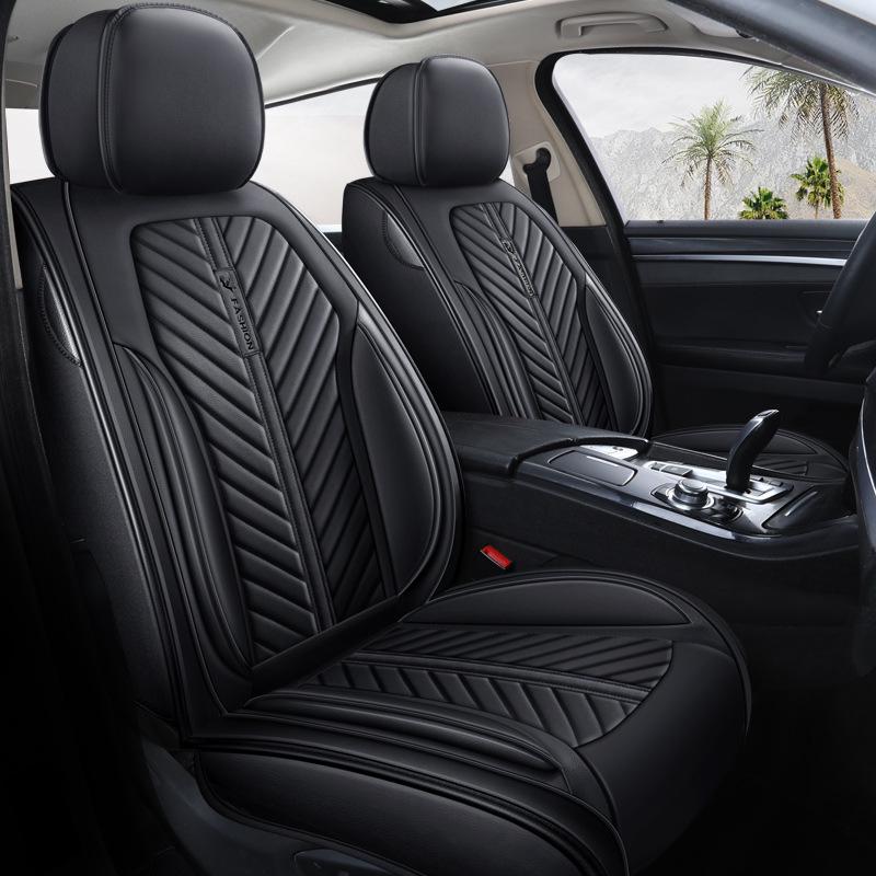 Universal Four-Season Sporty Microfiber Leather Car Seat Cover