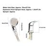 Shampoo Faucet and Sprayer Kit Hot Cold Mixer Sink Valve Shampoo Bowl Faucet Sprayer for Salon Barbershop