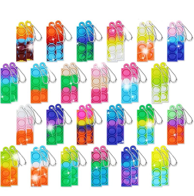 

Сжималка Брелок Push Pop Игрушка-антистресс Pop It Пузырьки Ощущение Снятие стресса Развивающая игрушка Игрушка для снятия напряжения Развитие интеллекта Моющаяся