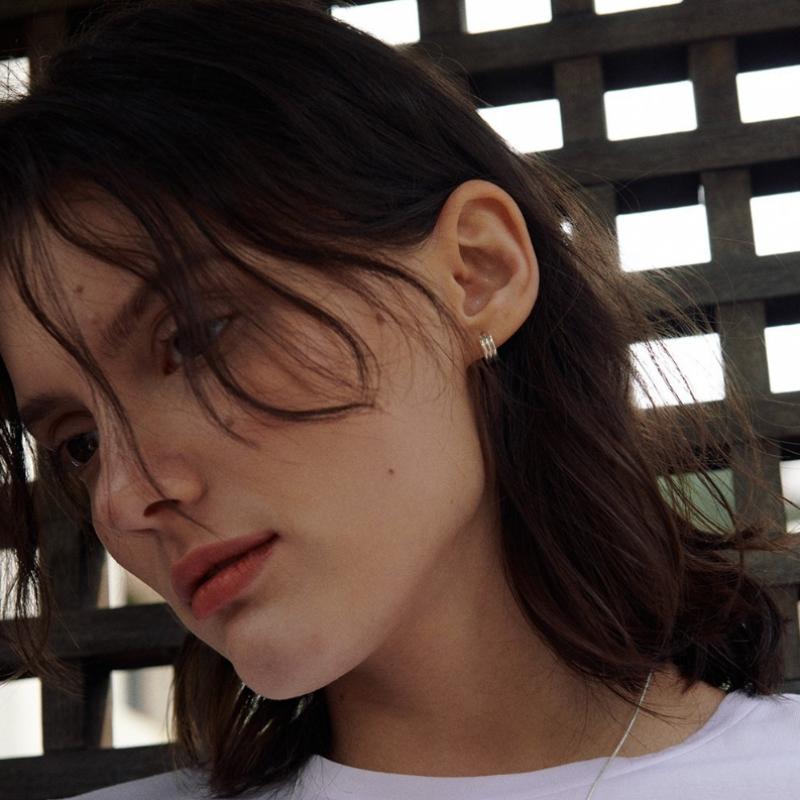 Verte 925 Silver Fort Earring  Silver    deux.Silver.183