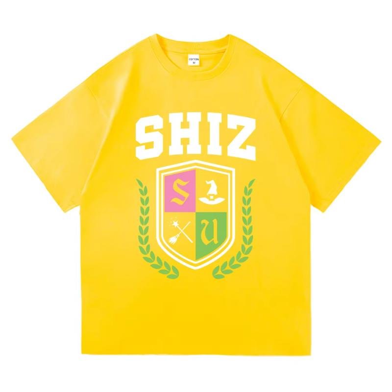 Shiz University Tričko Móda Dámské Estetické Film Zlá Tričko Unisex Vysoce Kvalitní Ležérní Elphaba Glinda Bavlněná Trička