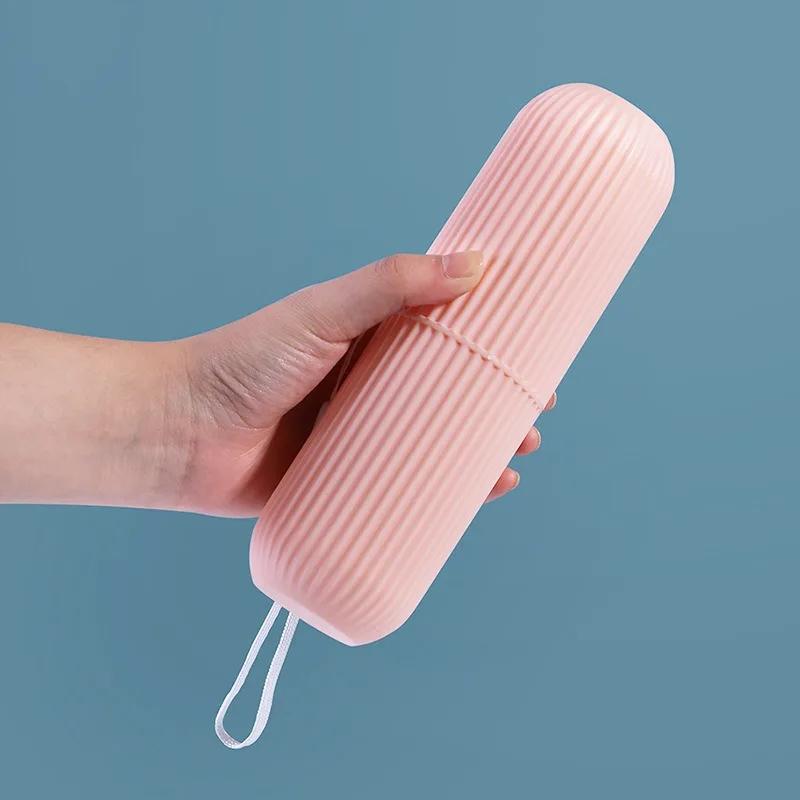 Travel Portable Toothbrush Toothpaste Holder Storage Case Box Organizer Household Storage Cup Outdoor Holder Bathroom Accessorie Decor