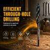 1pcs /2pcs High Carbon Steel Auger Drill Bit Four-Edge Woodworking Drill Bit  For Carpenter