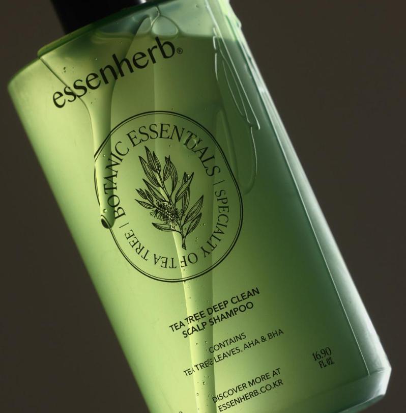 Essenherb Tea Tree Deep Clean Scalp Shampoo 500ml – Refreshing Hair & Scalp Care