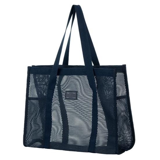 Borsa da Spiaggia in Rete, Borsa Leggera ad Alta Capacità, Svuotamento Rapido Traforata, Borsa a Shopper Ultraleggera per Viaggio, Articoli da Toeletta, Cosmetici