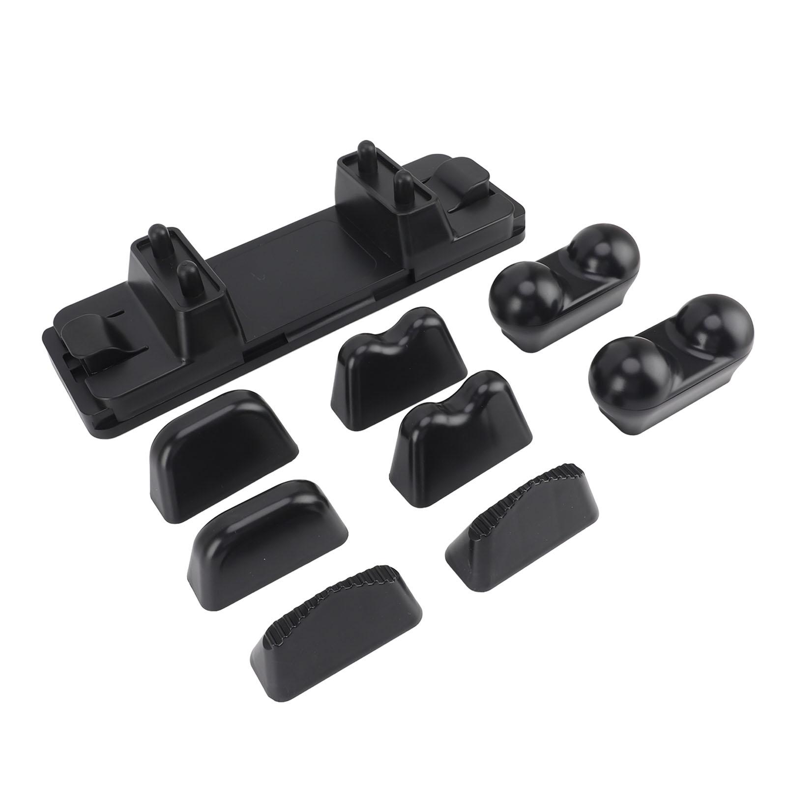 

Инструмент для массажа поясничной мышцы, регулируемый инструмент для расслабления глубоких тканей спины, шеи, бедер с 4 чёрный