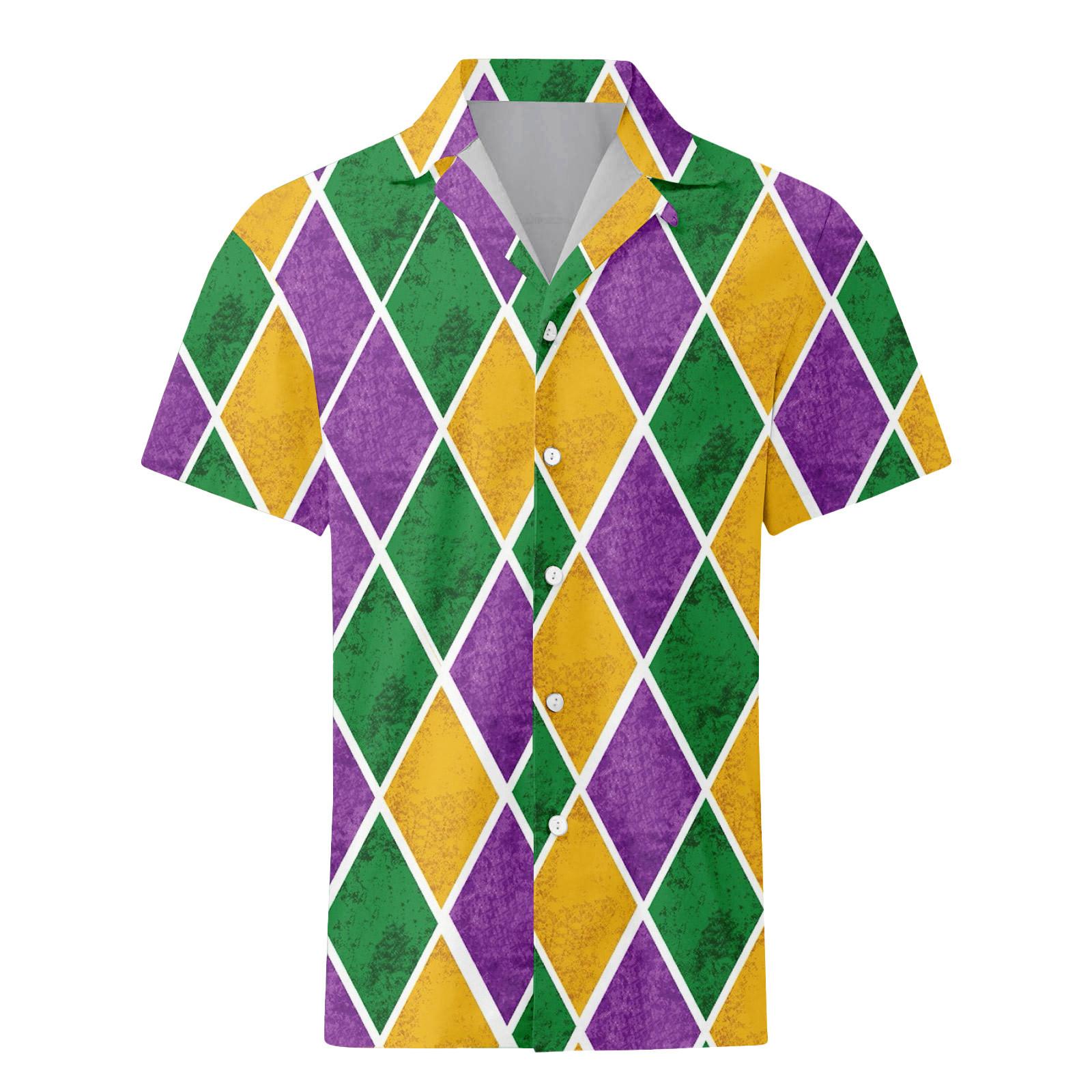 

Мужская повседневная рубашка с короткими рукавами и однобортным лацканом M киноварь