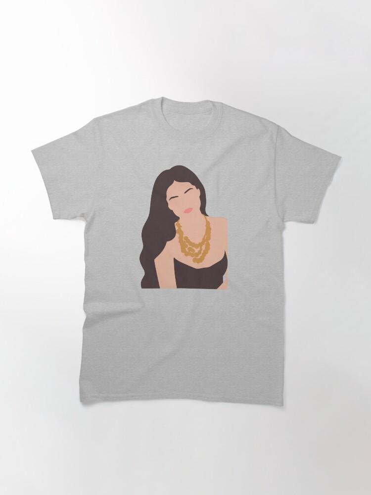 T-shirt Classica con Illustrazione Lineless di Selena Gomez