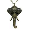 Elephant Head Pendant Necklace Lucky Boho Tribal Style Jewelry 45cm or 70cm Long Chain