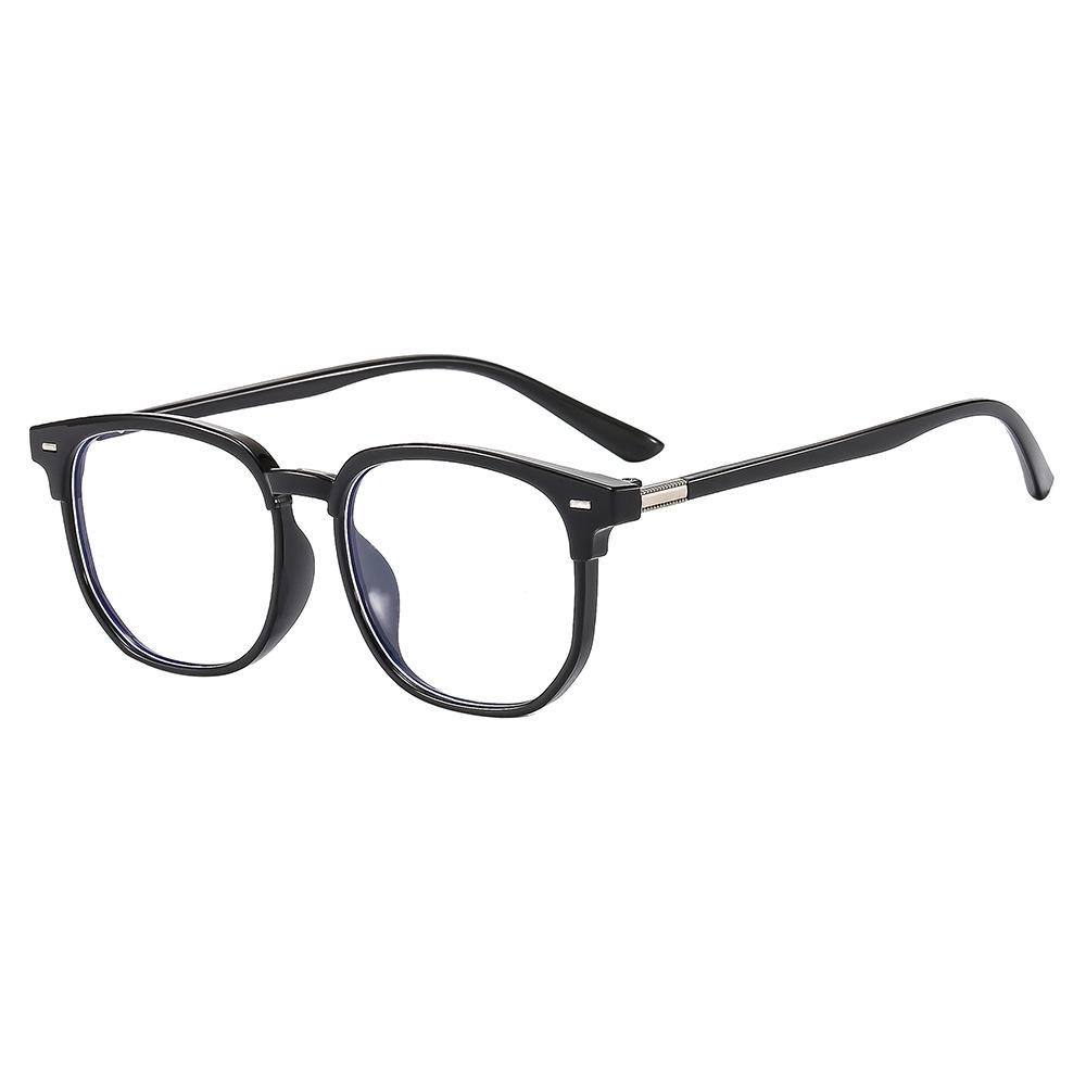 Stylish Reading Eyeglasses High-end High-definition Anti-blue Lightweight Vintage Black Frames Male And Female Same Reading Eyeglasses 502 0
