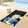 Cartoon Fallout 2D Flat Print Beach Towel, Large Soft Quick Dry Towel for Beach Camping SwimmingXSTJ0915065