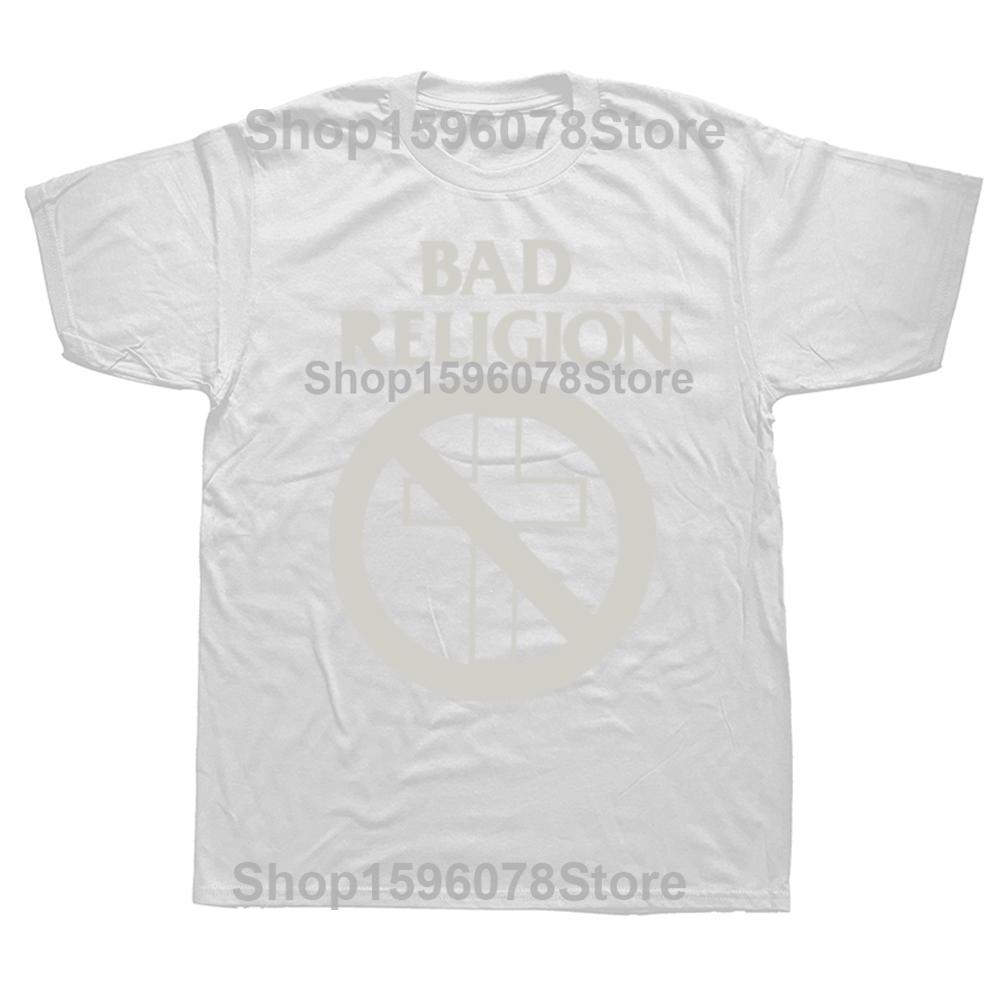 Funny Bad Religion Official Merchandise How Could Hell Graphic T-shirts Men Casual Tshirt 100% Cotton Loose Oversized T Shirt