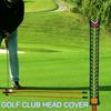 Golf Alignment Stick Cover Scratch-proof Wear Resistant Embroidery Design Golf Putter Protector Cover Equipment Accessories