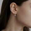 [Worn by Ahn Yu-jin] Becky Silver Earrings (925 Silver)