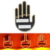 Car Back Window Sign Fun Gesture Finger Light with Remote Hand Gesture Light for Car Road Rage LED Sign Car Accessories