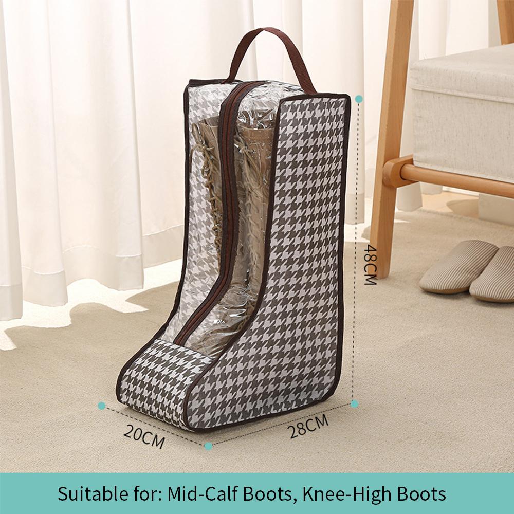 Transparent Shoe Boot Storage Bag Dust-proof Tall Short Boots Bags Portable Waterproof Shoe Protector Organizer for Travel Daily