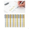 12Pcs Paint Pens Set and Permanent Markers for Rock Painting Fabric Paper Leather Canvas Glass