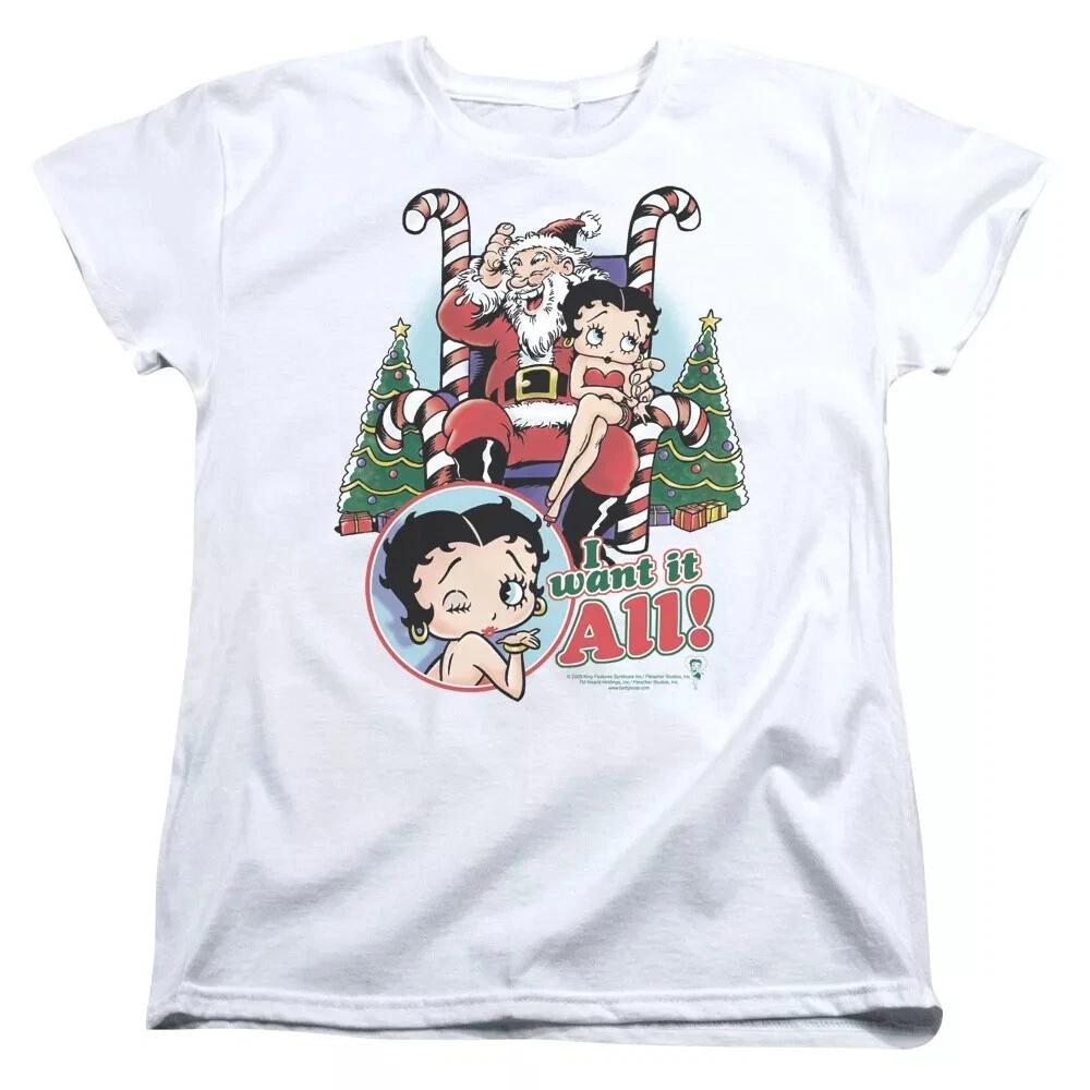 Betty Boop  I Want It All  Women s T-Shirt M