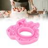 Pink Color Silicone Fondant Mold 3D Sculpted Pattern Baking Decor Tool  For Cake Decoration
