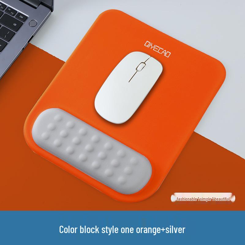 Ergonomic Memory Foam Wrist Rest Mouse Pad - Non-Slip, Large Size for Women