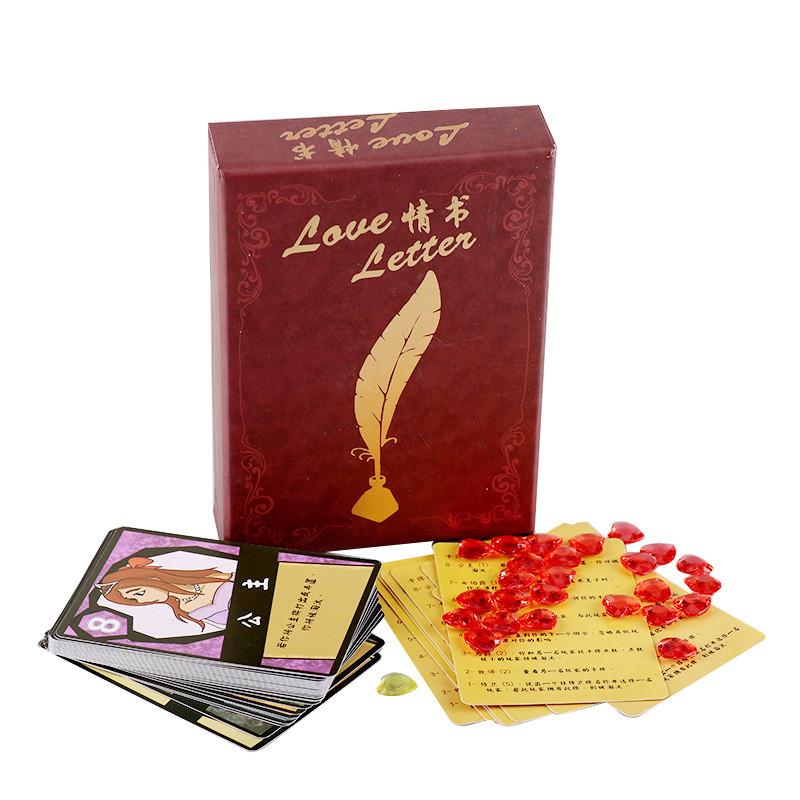 Jogo de Cartas Carta de Amor Edição de Luxo Para Reuniões Românticas de Adultos