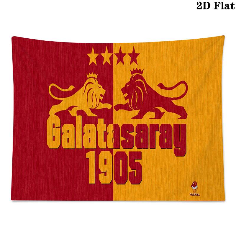 Galatasaray Wall Tapestry Aesthetic Wall Hanging Printed Fabric Blanket Decorative Tapestries for Bedroom Living Room Home Decor
