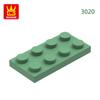 88Pcs/Lot 3020 2x4 Basic Construction Bricks Colorful Traditional Parts Works With featuring Brick DO IT YOURSELF Kids Toy Assembly Gift Idea Box