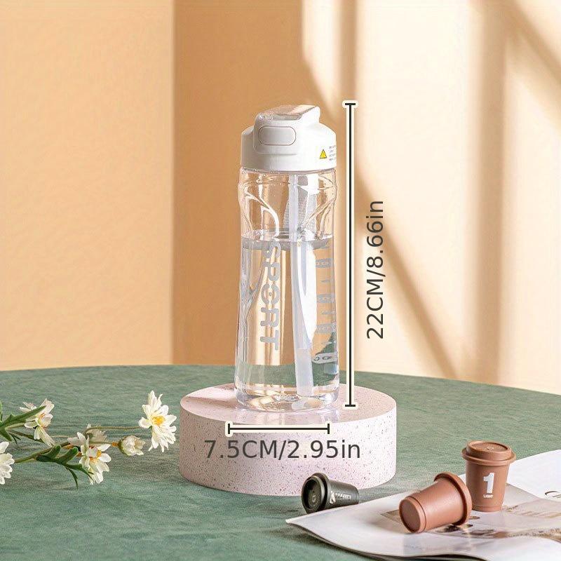 Large Capacity Leakproof Sports Water Bottle with Straw for Boys and Girls - Perfect for Fitness and Summer Activities