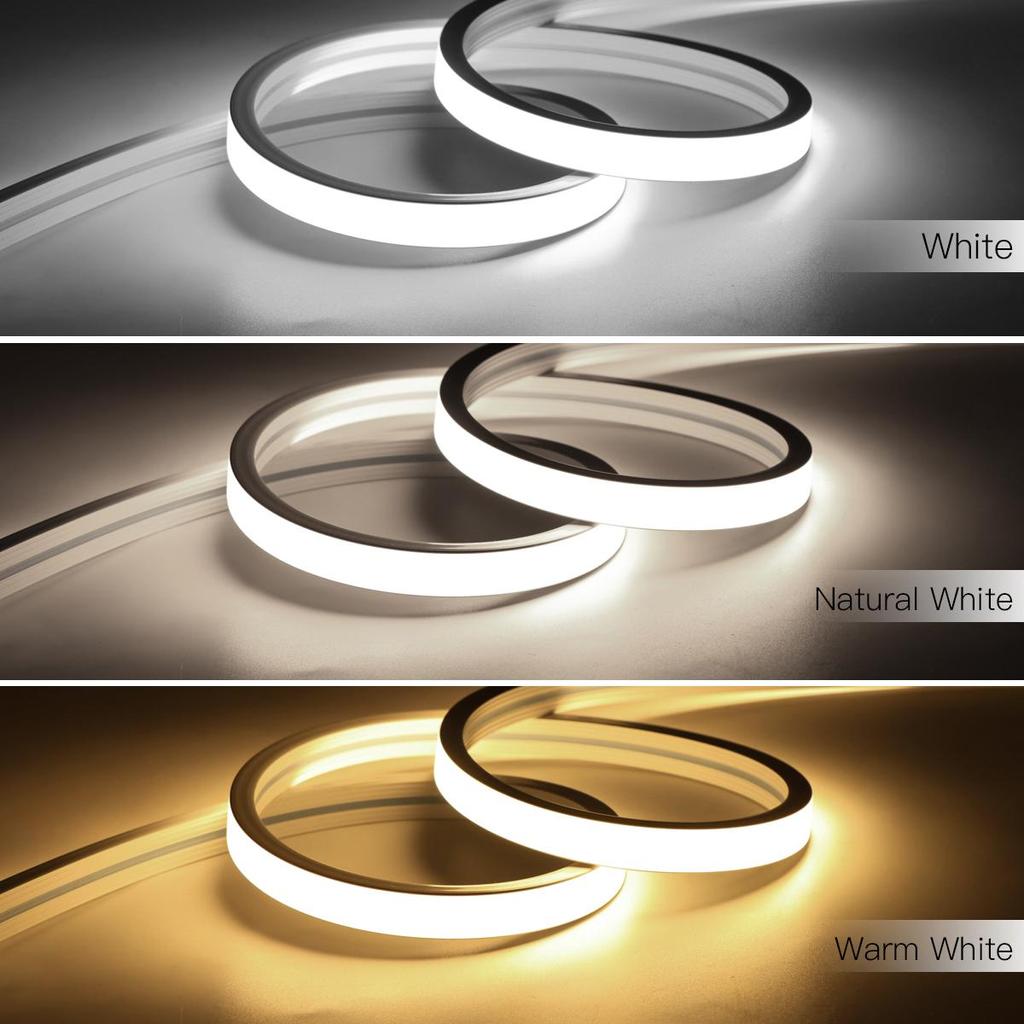 Tuya WIFI Smart 5V Dimmable COB LED Strip Light Waterproof USB LED Neon Light Silicon Tube