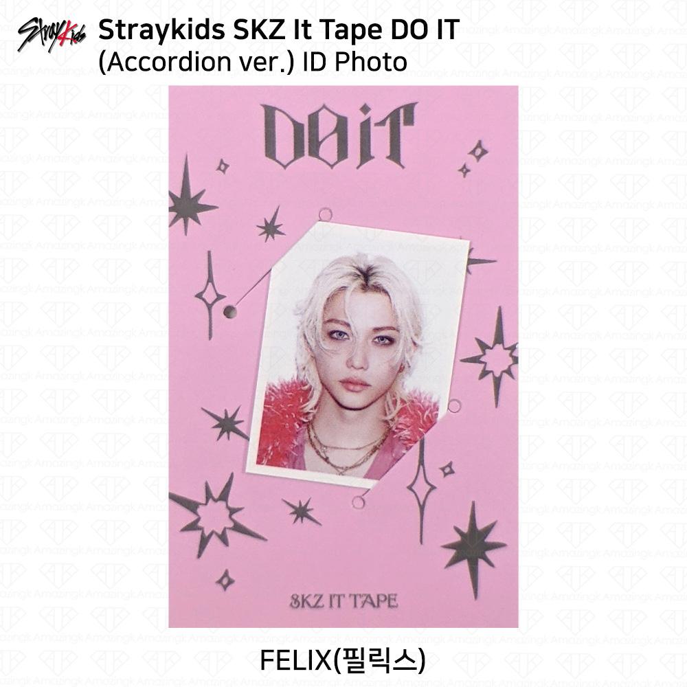 Stray Kids SKZ It Tape DO IT Akkordeon-Version. Offizielle Fotokarte Felix ID Photo