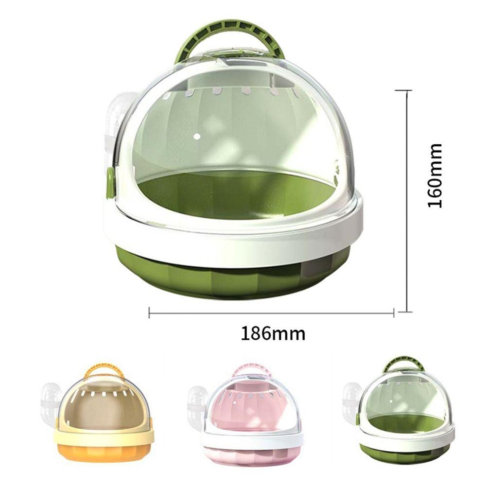 Breathable Guinea Pig Outer Basket Plastic Small Pet Travel Carrier Portable Hamster Carrier Cage