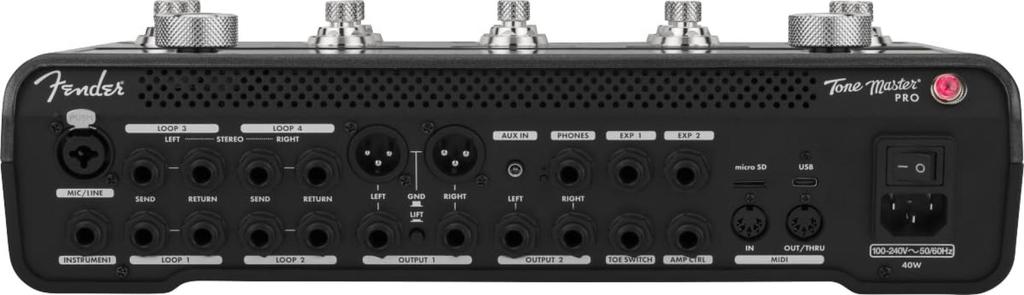 FenderTone Master Pro Fender multi-effects pedal amp modeler Tone Master