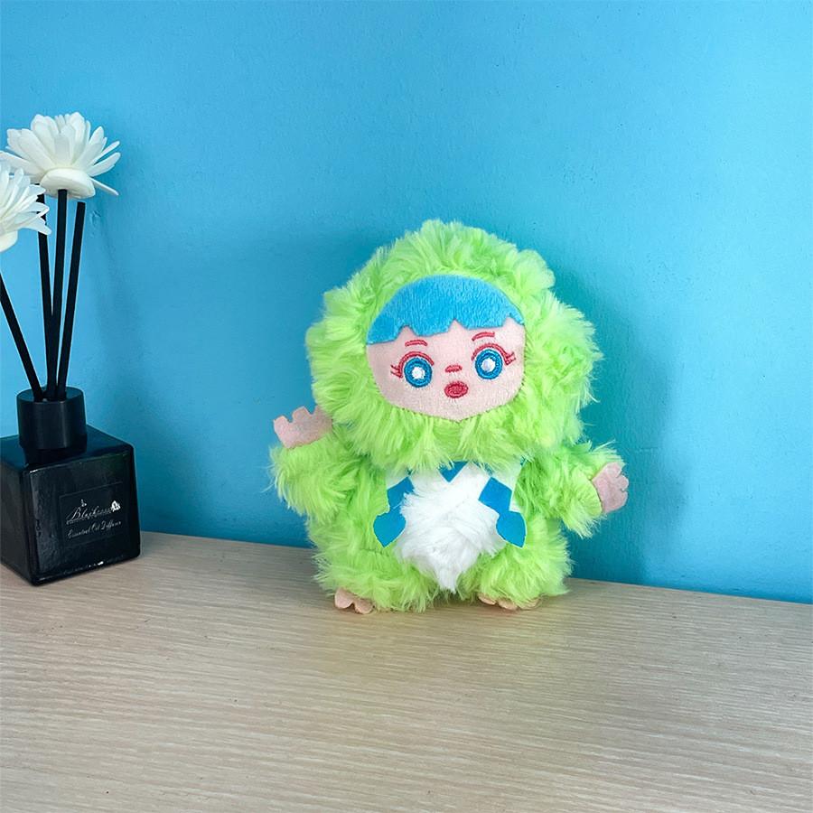 Rabbit Elf Keychain Costume Animal Plush Charm Grabber Doll Gift Desk Decoration