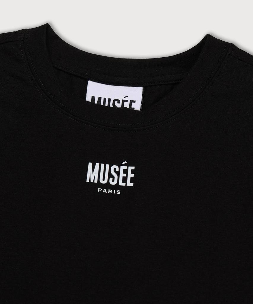MUSEE Musee Logo Slim Fit Essentiel T-Shirt_Black