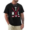 Mtl Retro Sticks Blue Tshirt Vintage Print Crew Neck Tee