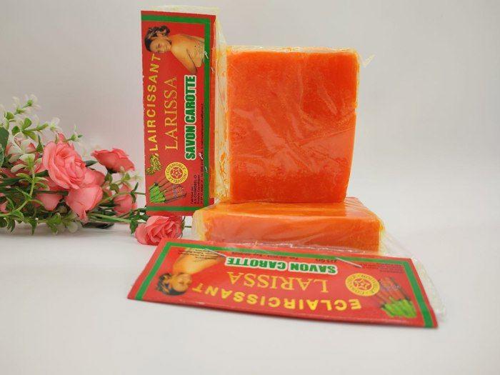 Savon - Larissa - À La Carotte - Éclat Du Teint - Hydratant - 100 G