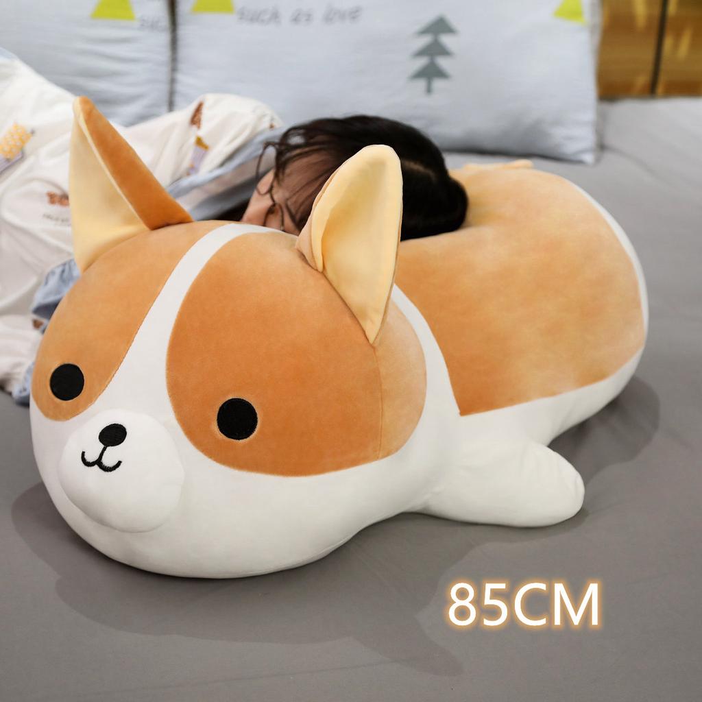 Cute Chubby Shiba Inu & Corgi Pooch Plushie Figures Cushioned Cuddly Beast Cartoonish Cushion Plushies Surprise For Youngsters Tot Kids