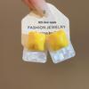 Gardenia Blossom Chinese Style Earrings: Fresh, Unique Flower Studs for Women - Perfect for a Summer Beach Atmosphere