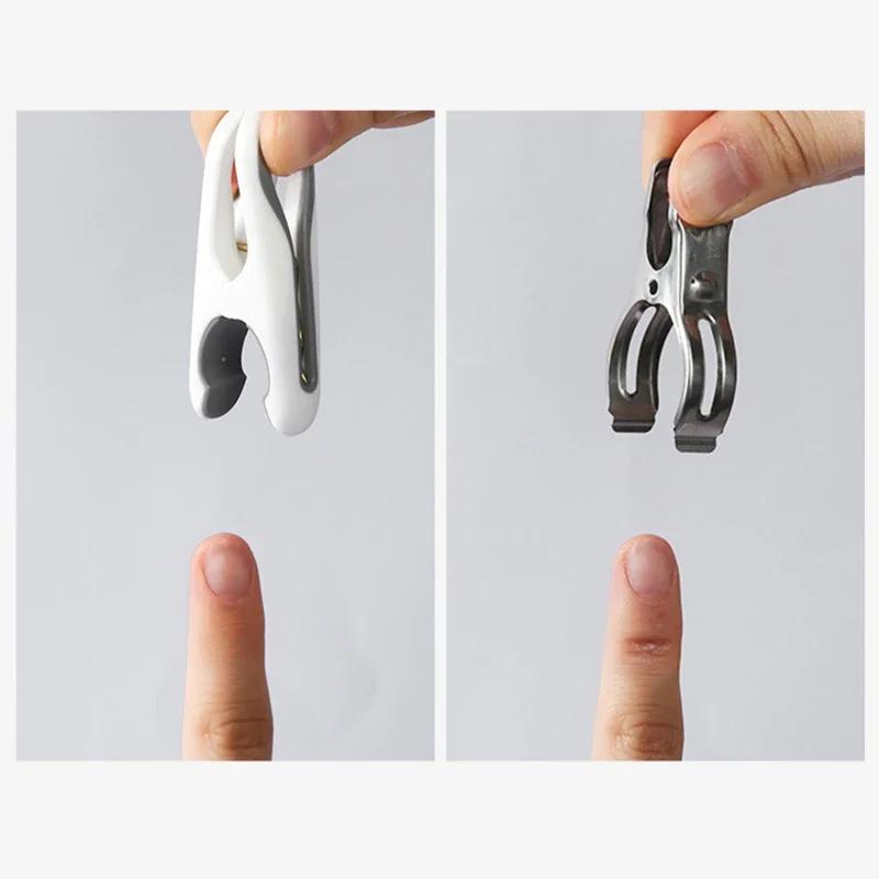 Windfeste Wäscheklammern Tragbare Wäscheleine Hängeklammern mit Korb Starker Kunststoff Trockenständer Halter Klammer für Handtücher Socken