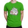 Classic T-shirts Men Pure Cotton Unique T-Shirts Camisas The Battle Cats Cat Game Tee Shirt Male Men T Shirts Men Clothing Man