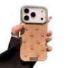 Herbst und Winter Braunes Leder Schleife Blumen für IPhone17promax für Apple 16 Handyhülle 14 Weich 13