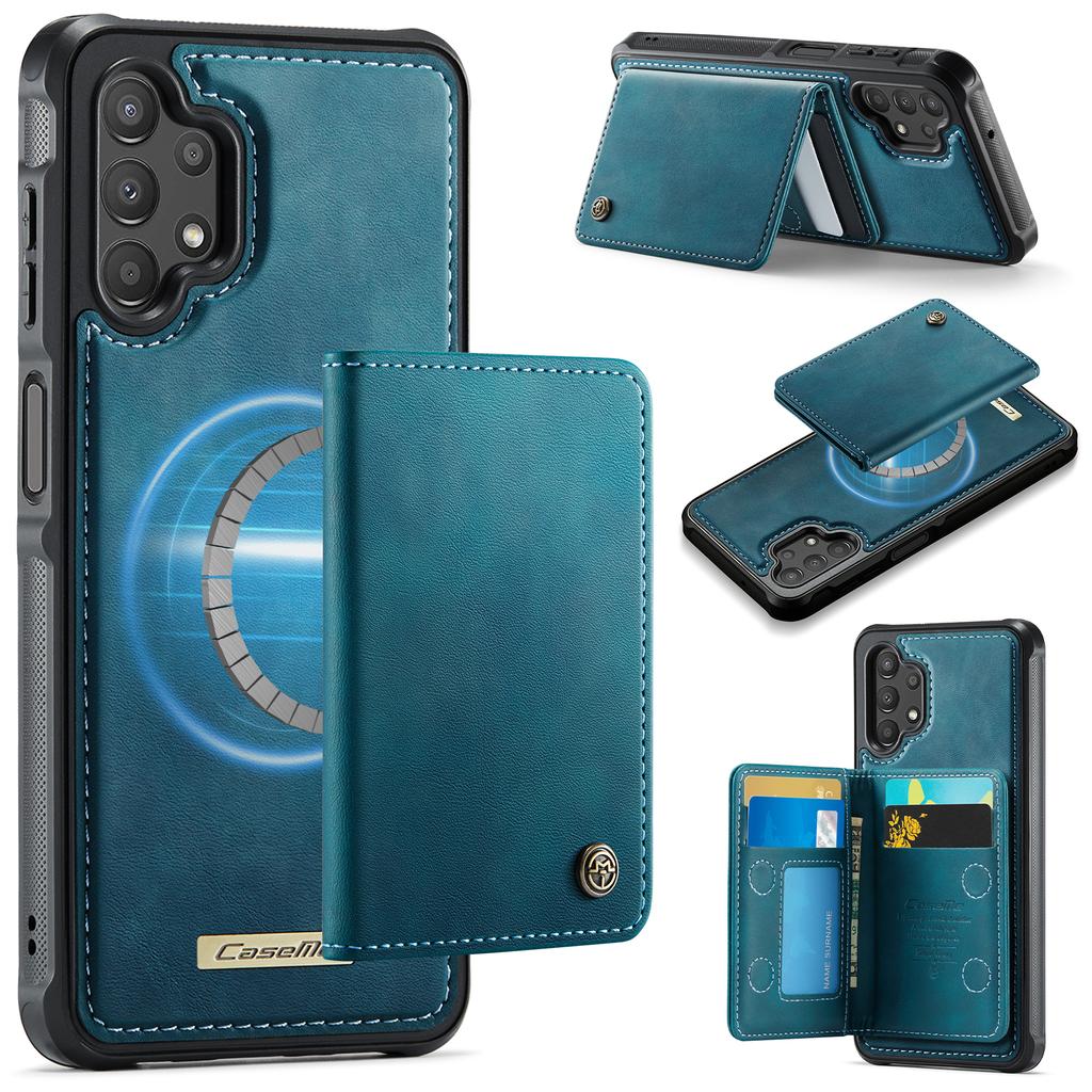 CASEME ME80 Series For Samsung Galaxy A13 4G/A04s 4G (164.7mm) Magnetic Case Leather PC TPU Phone Cover with Detachable Wallet