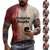 Tricou unisex cu imprimeu de vară Top unisex cu mânecă scurtă lejeră