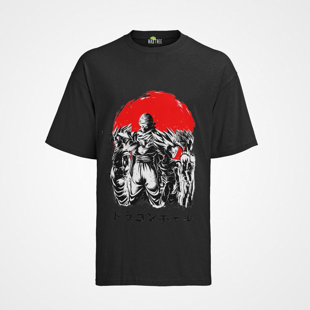 

Mens Organic Cotton Piccolo Goten Goku Dragon Saiyans Anime Street T-Shirt 2XL