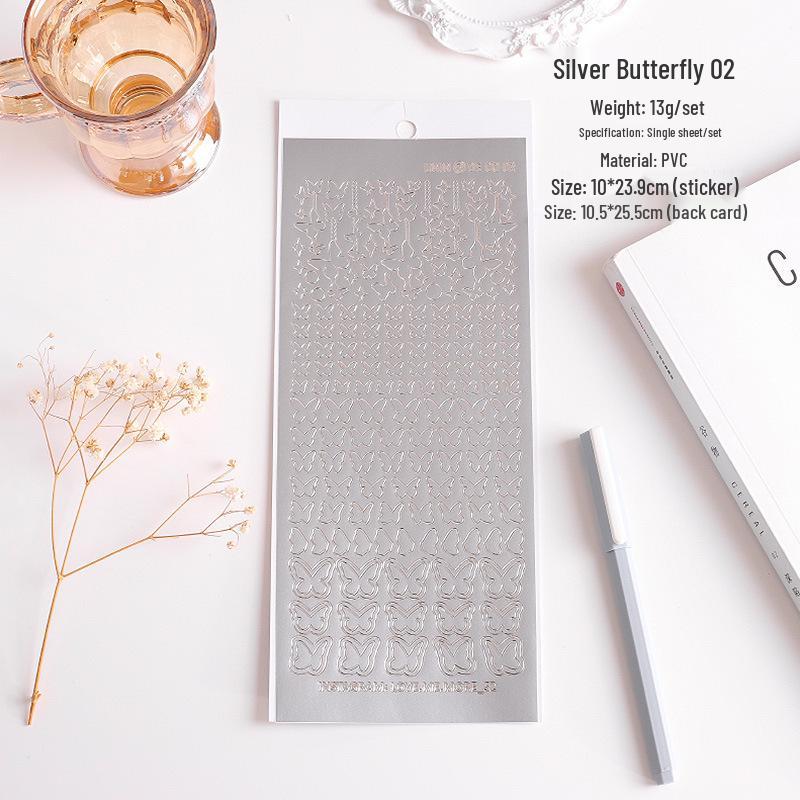A132 Korean Style Stickers & Cards Set - Alphabet & Number Design for DIY Journals