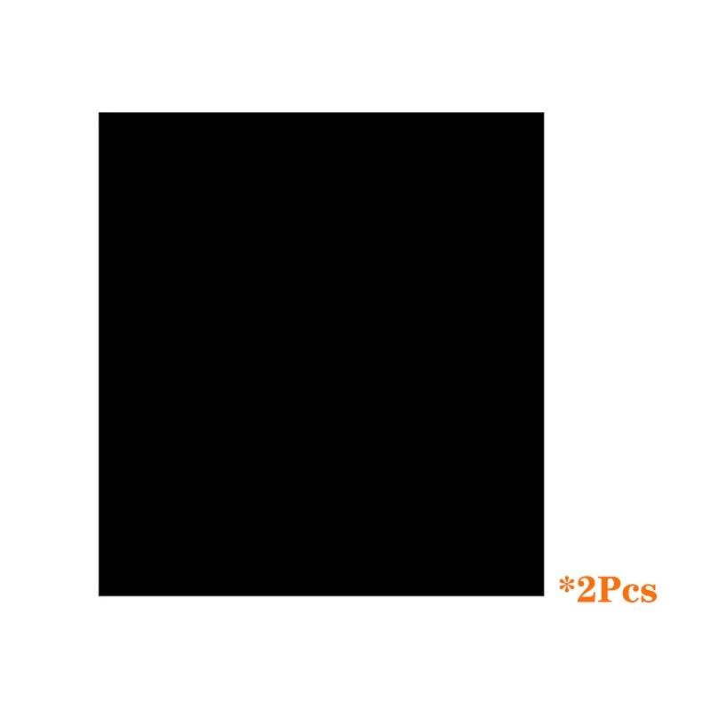 

2 шт. Заплатка для прудовой пленки, 8x 8 дюймов, самоклеящийся водонепроницаемый комплект для заплаток для пленки, утолщенный резиновый шов для пруда, отклеивающийся one size чёрный